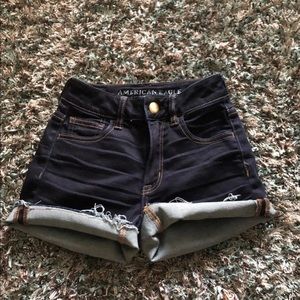 00 Dark Blue American Eagle Shorts